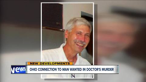 Ohio connection to man wanted in doctor's murder