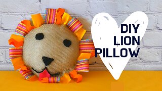 DIY Lion Pillow Craft for Kids