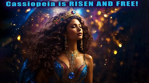 Cassiopeia Queen of Heaven is RISEN AND FREE! Divine Feminine Goddess most Radiant Light