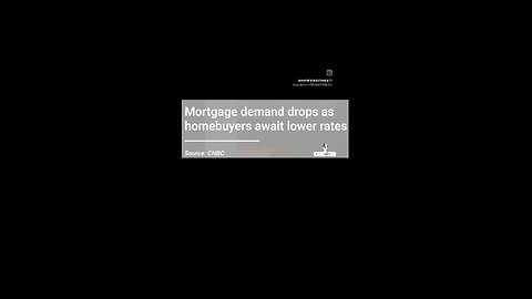 Mortgage Demand Drops
