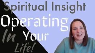 Spiritual Insight Operating in Your Life? #shorts #holyspirit #chritian