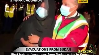 EVACUATIONS FROM SUDAN: First batch of evacuees from Sudan arrive in Kenya