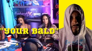 Fat Chick Shames Myron for Being Bald!!! | Macho Reaction Part 2.