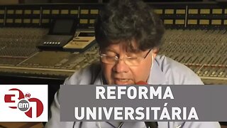 Marcelo Madureira: "Uma reforma universitária profunda seria muito importante no Brasil"