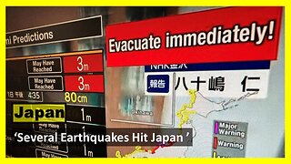 'Several Earthquakes Hit Japan'