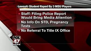 MSU facing federal lawsuit over handling of alleged rape by three basketball players