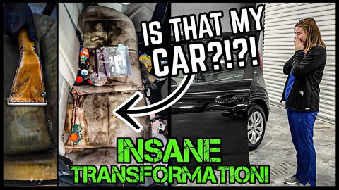 Deep Cleaning The NASTIEST MOM Car Ever! | Best Owner Reaction | Insane Car Detailing Transformation