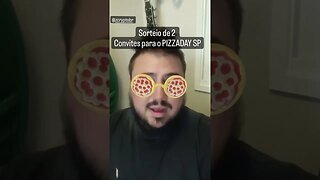 Sorteio de 2 ingressos para o PizzaDay São Paulo #bitcoin