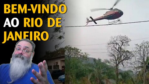 Homens sequestram helicóptero para tentar resgatar preso