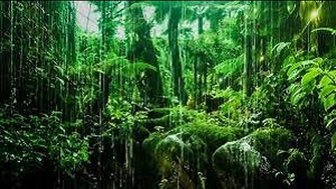 Calming Soft Forest Jungle Summer Spring Rain Sounds for Relaxing Soothing Sweet Dreams