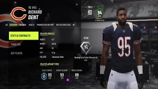 How To Create Richard Dent Franchise Roster Madden 23