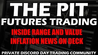 Inside Range and Value - Premarket Trade Plan - The Pit Futures Trading