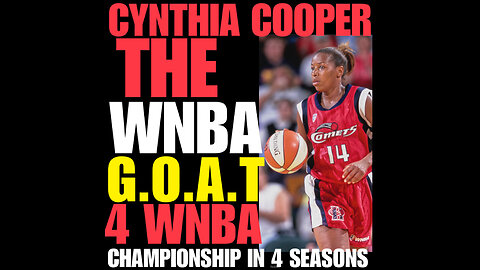 RBS -#108 WNBA GOAT CYNTHIA COOPER-DYKE