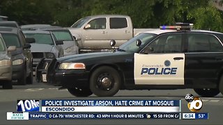 Police to step up patrols after arson at Escondido mosque