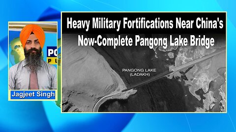 LIVE : 01-08-24 | HEAVY MILITARY FORTIFICATIONS NEAR CHINA'S NOW-COMPLETE PANGONG LAKE BRIDGE