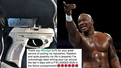 WWE Superstar Shelton Benjamin Found a LOADED GUN in His Rental Car!