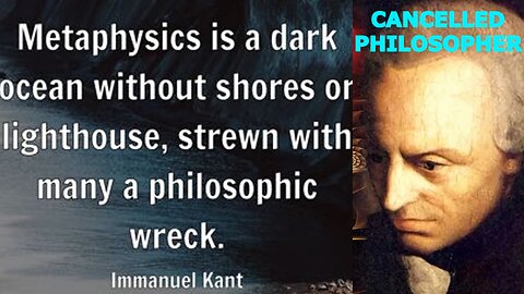 Kant TURNED on Metaphysics!