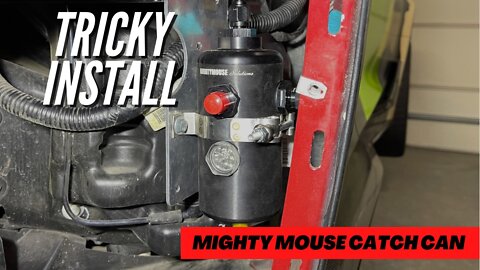 Corvette Z06 Mighty Mouse Catch Can Install ***NON STANDARD INSTALL***