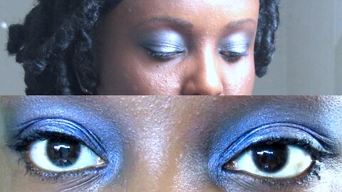 Blue and Silver Halo Eye Eyeshadow Tutorial (For Visual/Spatial Learners)