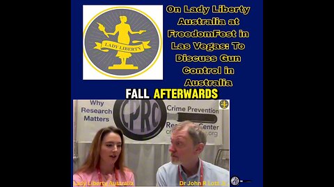 On Lady Liberty Australia at FreedomFest in Las Vegas: To Discuss Gun Control in Australia