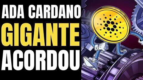 SUCESSO VASIL FORK MAIOR ATUALIZAÇÃO ADA CARDANO