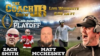 JIMMY G IS OUT! | THE COLLEGE PLAYOFF & DEION | THE COACH JB SHOW WITH ZACH SMITH