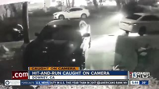 Driver smashes into car