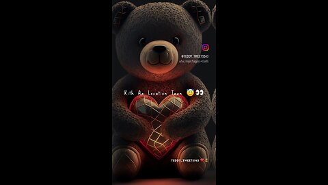 cute teddy bear video🐻