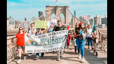 Anti-Mandate March for Justice - NYC DOE - Brooklyn Bridge - City Hall