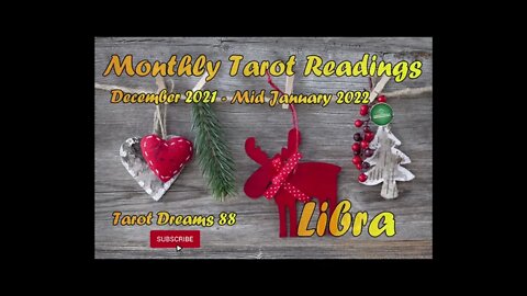 Libra! December 2021 Mid January 2022 Tarot Card Reading | Scary But True | Good Luck!!