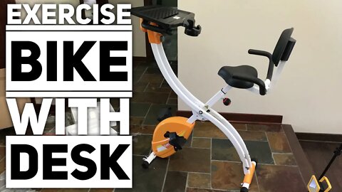 Foldable Upright Exercise Work Solution Desk Bike by Loctek Review