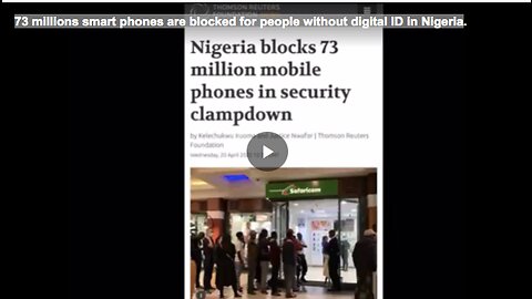 73 millions smart phones are blocked for people without digital ID in Nigeria