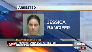 Mother, son arrested after car break-ins