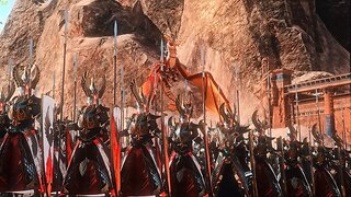 Tomb Kings Vs Phoenix High Elves | Battle of Fire and Sand | Huge Cinematic Battle