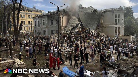 Kyiv children's hospital hit as Russia launches multiple missile attacks