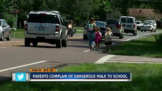 No sidewalk along busy road causes scary walk home from Spring Hill school