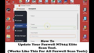 FOXWELL NT624 Elite Scan Tool Part 2: How to do Updates to the tool.