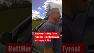 CryBaby Tyrant JD Ellison Sheriff Deputy Puts Man in Cuffs For Laughing At Him #1stamendment