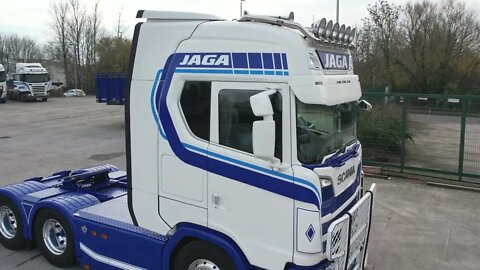 Another Stunning V8 S Series #scania Of Jaga Brothers #v8 - Welsh Drones