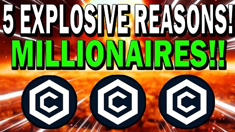 CRONOS HOLDERS!! 5 REASONS CRO WILL EXPLODE!! *URGENT!!*