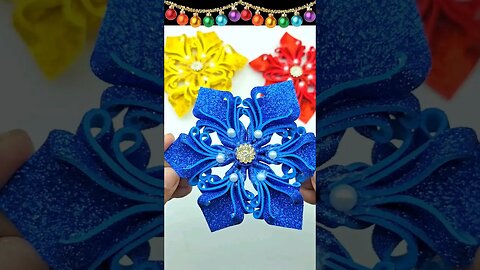 Handmade Holiday Crafts🌲DIY Snowflakes for Christmas Decor🌲Christmas Ornaments Making #diy #crafts