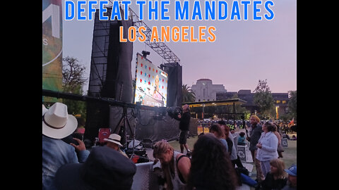Defeat The Mandates Rally L.A With The People's Convoy