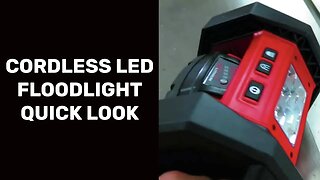 Cordless LED Floodlight Quick Look
