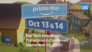 Top Tech Headlines | 9.28.20 | Amazon Confirms Prime Day For Next Week