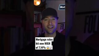 New HIGH in Mortgage Rates! #shorts #economy #finance #personalfinance inflation #mortgagerates #nyc