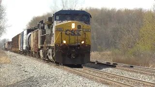 CSX L321 Local Manifest Mixed Freight Train from Sterling, Ohio April 16, 2022
