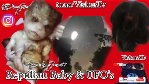 Reptilian Baby & UFO's #VishusTv 📺