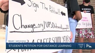 Students petition for distance learning