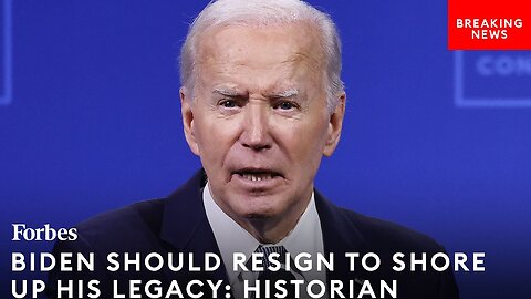 Why Resigning From Office After Ending 2024 Bid Could Protect Biden's Legacy: Presidential Historian