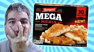 Banquet Country Fried Chicken Mega Meal Review 😮